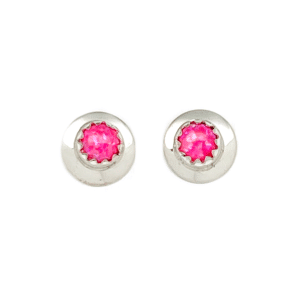 Orange Spiny Oyster Stone Earring