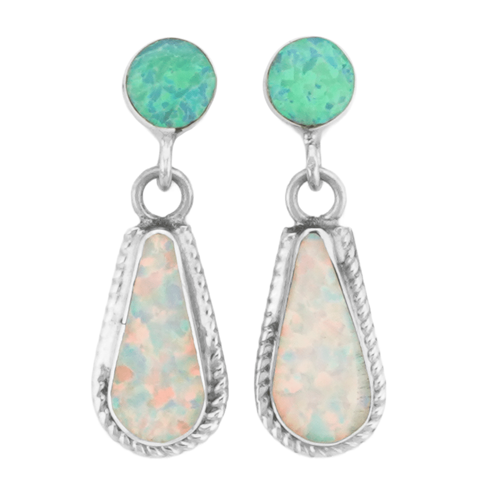 Opal Dangle Earrings
