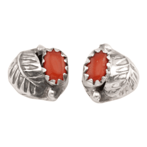 Coral Post Earrings