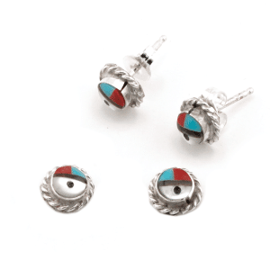Sun Face Zuni Earring