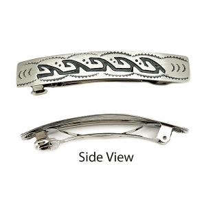 Silver Overlay Barrette