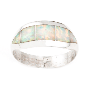 Opal Inlay Women's Ring