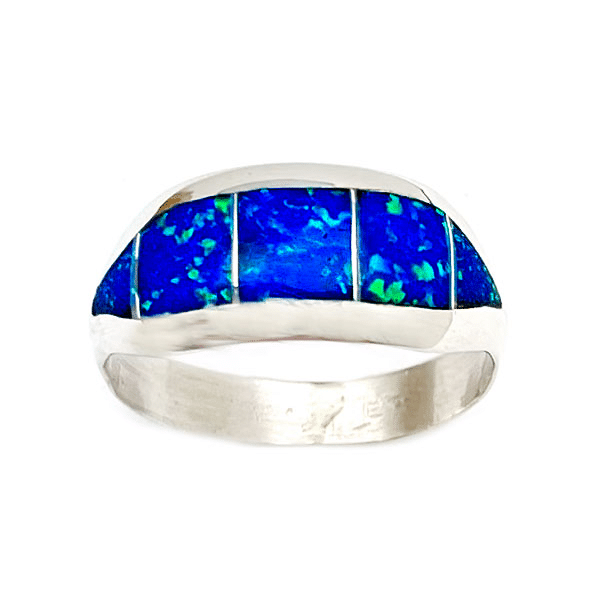 Opal Inlay Women's Ring