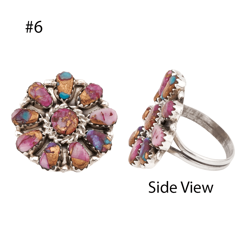 Spiny Oyster Cluster Ladies Ring - Image 2