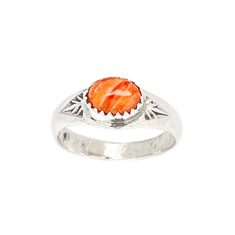 Orange Spiny Ring