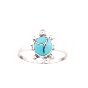 Turquoise Turtle Women's Ring