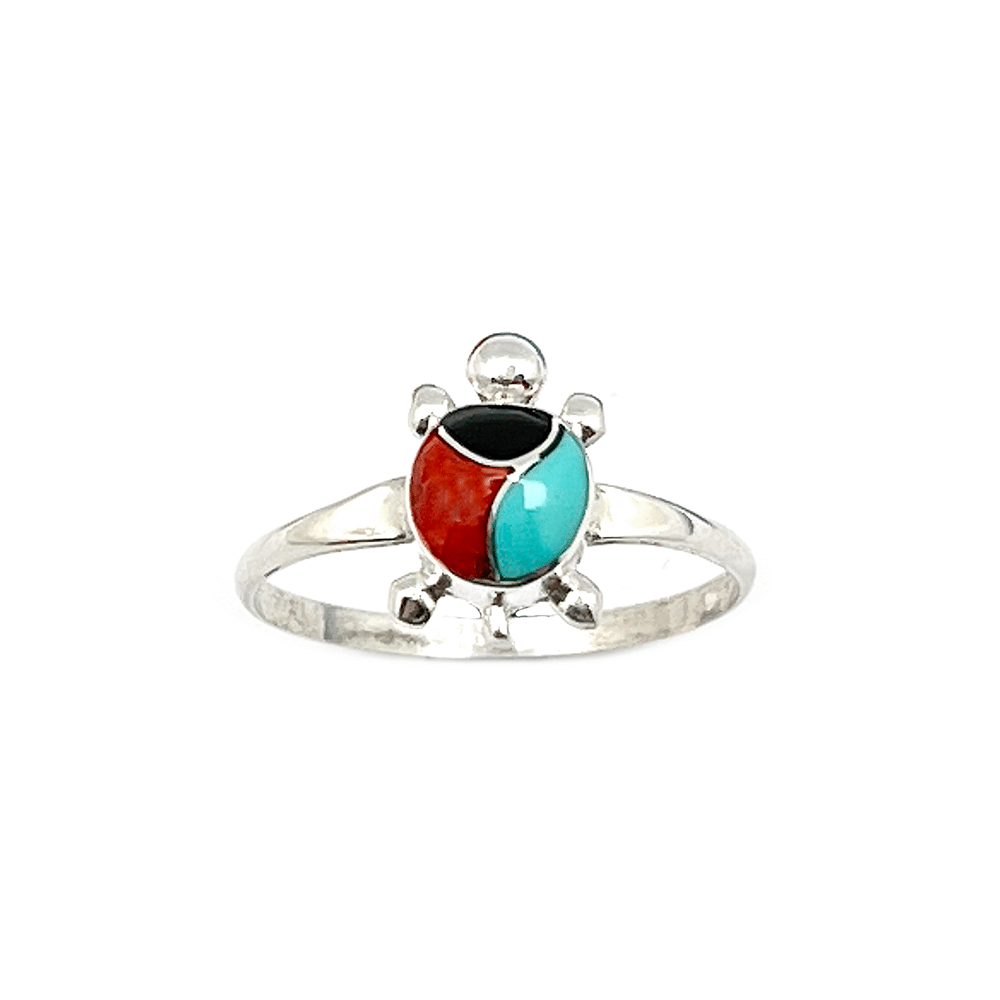 Multi-Color Turtle Women's Ring