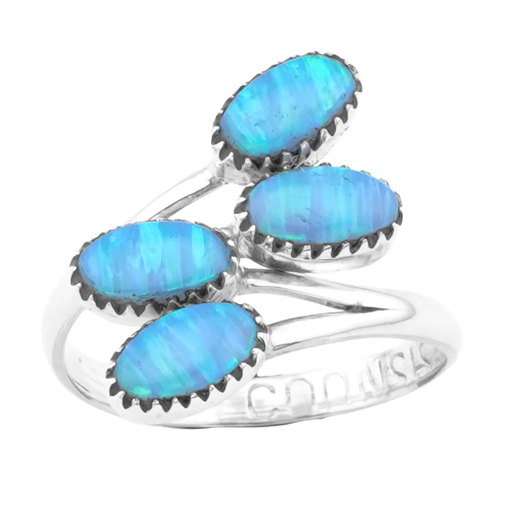 Opal Adjustable Women's Ring - Image 4