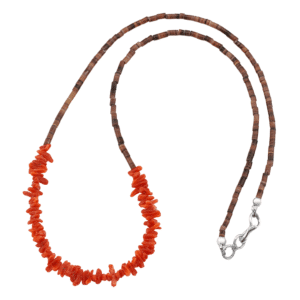 Coral & Heishi Necklace