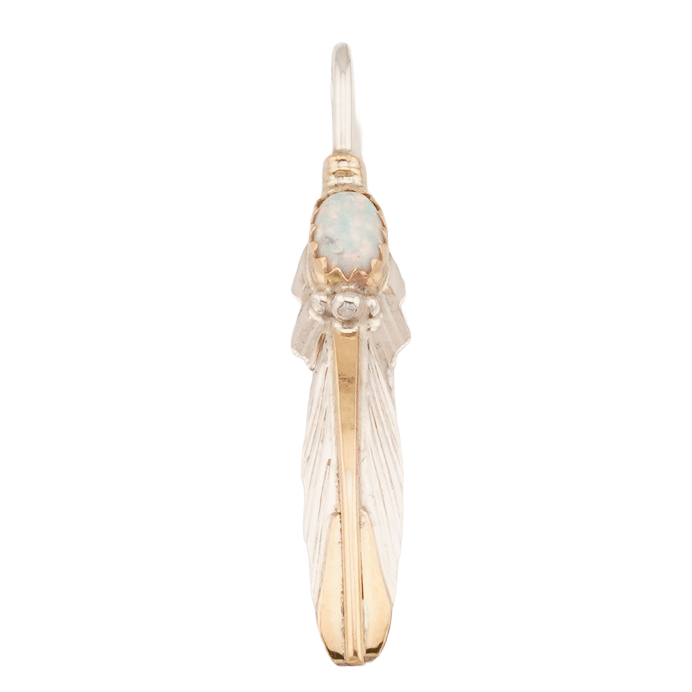 Opal Feather Pendants - Image 4