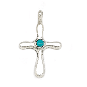 Turquoise Cross Pendant