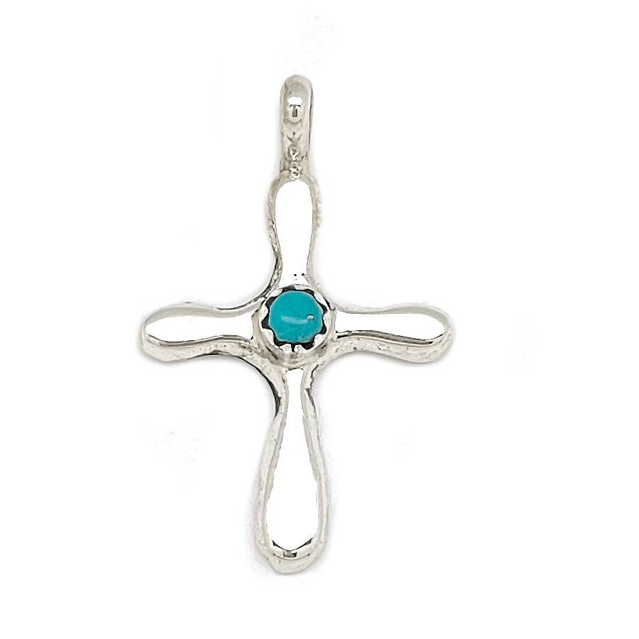 Turquoise Cross Pendant