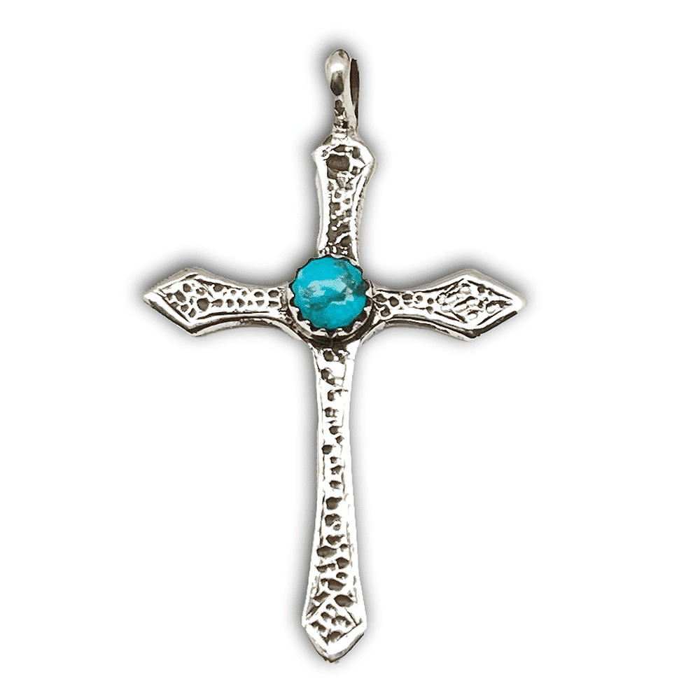 Turquoise Cross Pendant