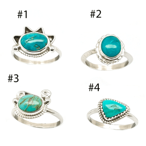 Assorted Turquoise Women's Rings