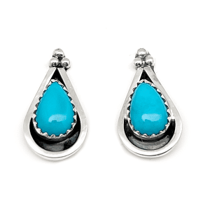 Turquoise Teardrop Earrings