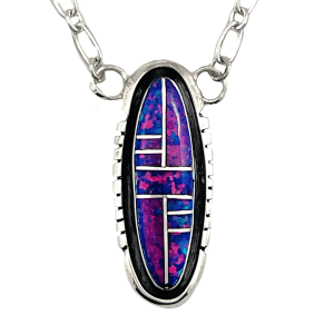 Opal Inlay Necklace
