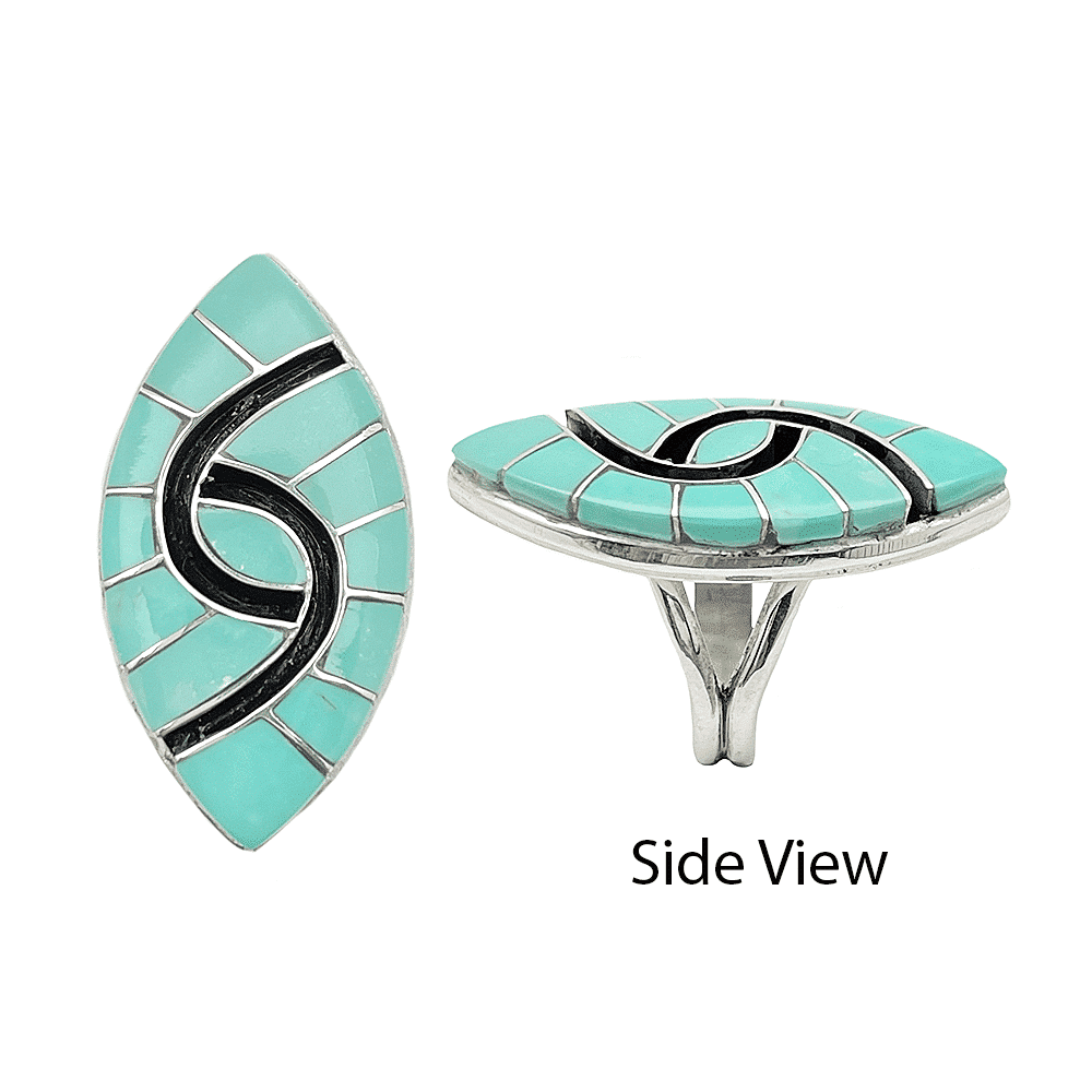 Zuni Inlay Women's Ring