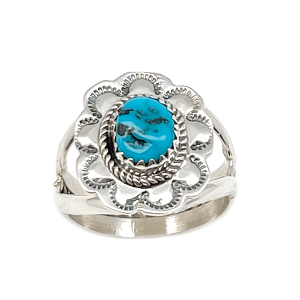 Concho Turquoise Ring