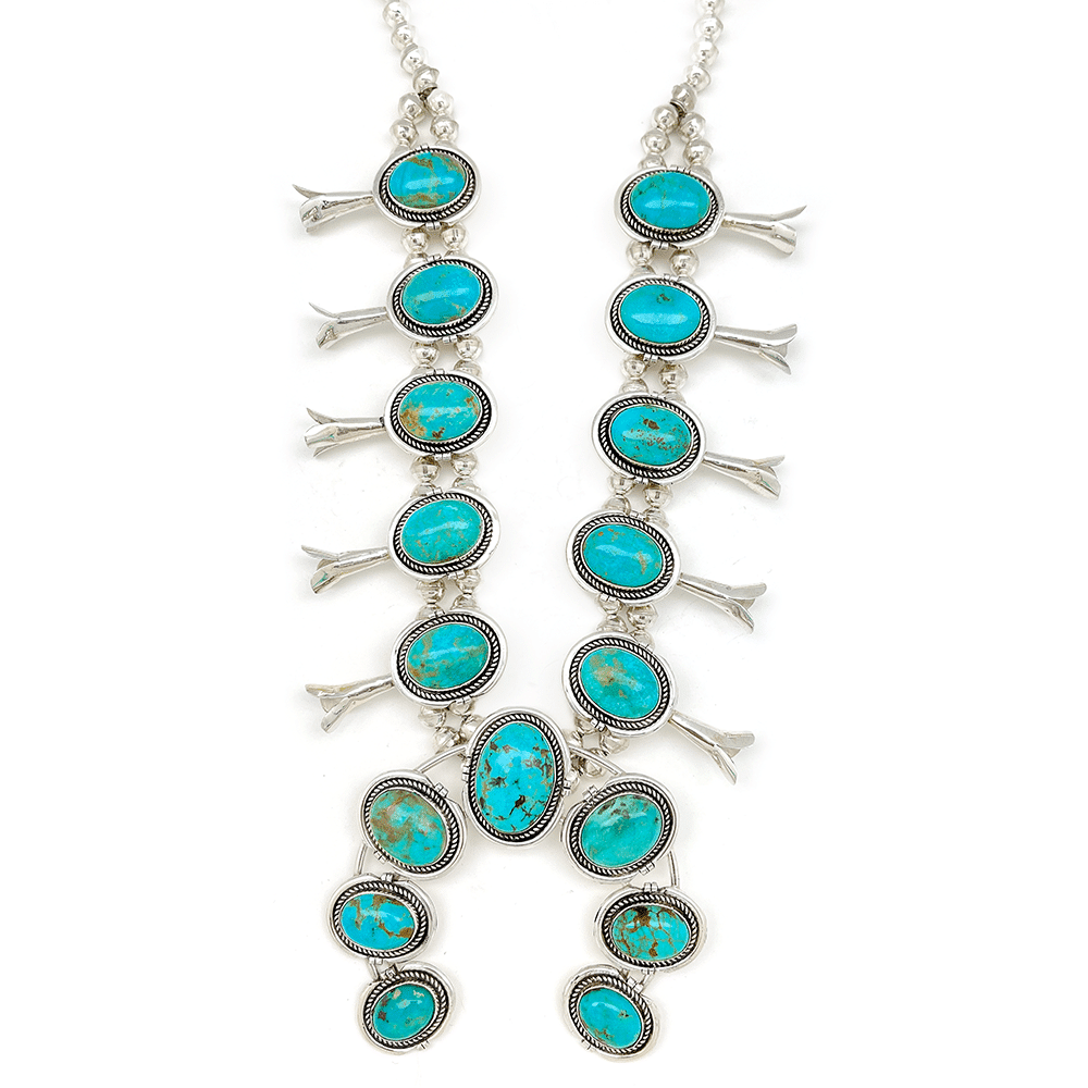 Turquoise Squash Blossom