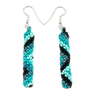 Beaded Tube Earring