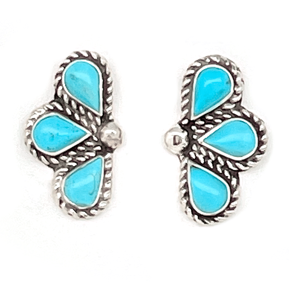Turquoise Post Earrings