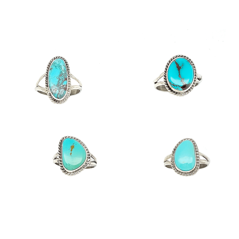 Assorted Turquoise Women's Rings