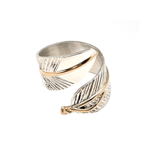 Adjustable Feather Ring