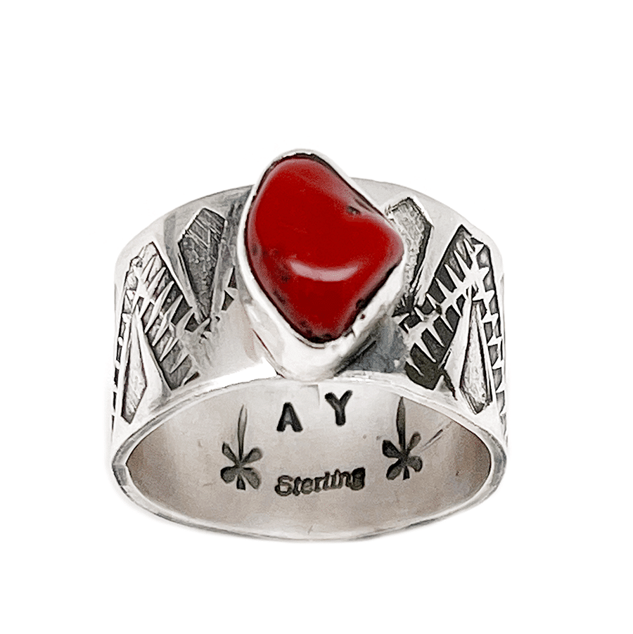 White Buffalo Men's Ring