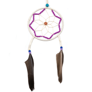 Leather Dream Catchers With Feathers