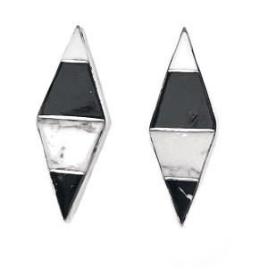 White Buffalo Post Earrings