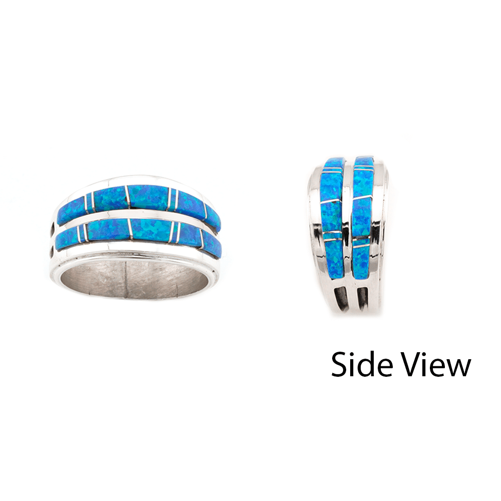 Two Row Inlay Ring - Image 2