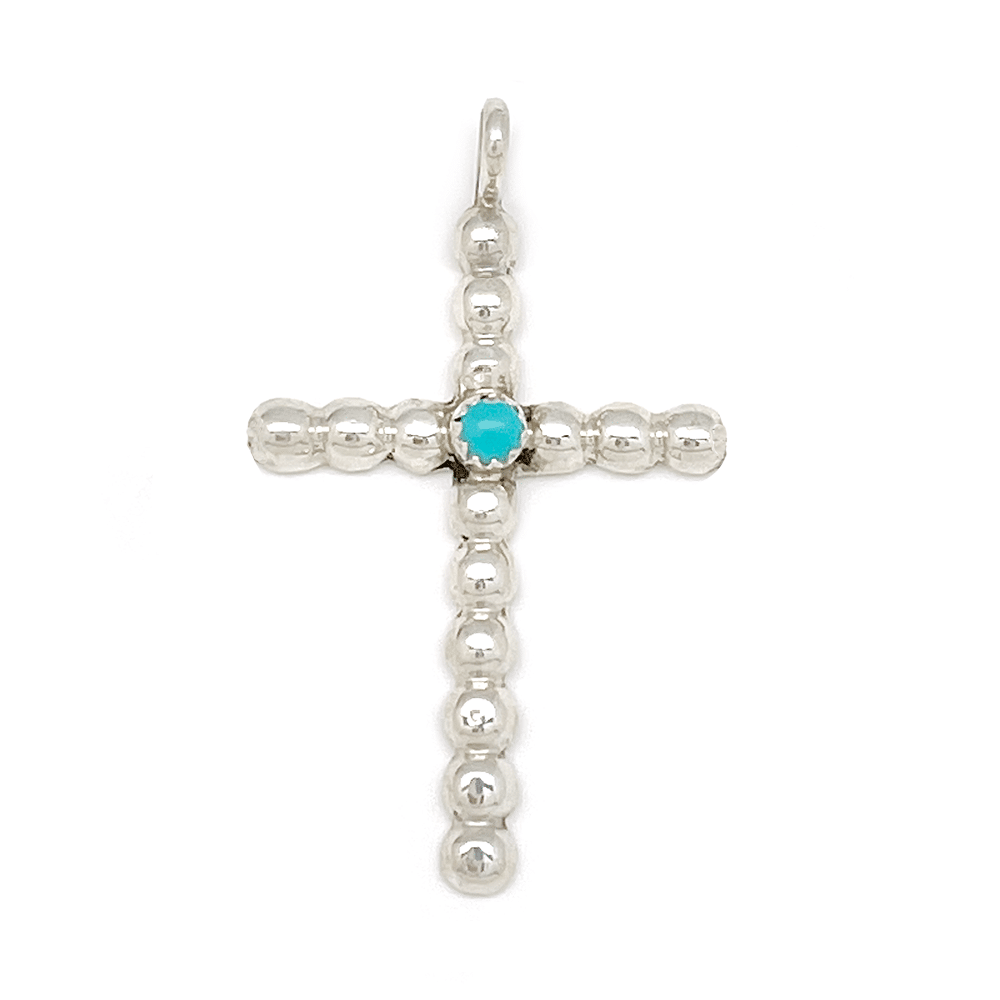 Turquoise Cross Pendant