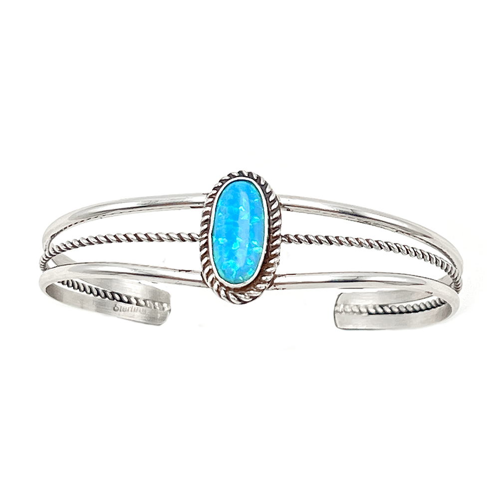 Blue Opal Woman's Bracelet