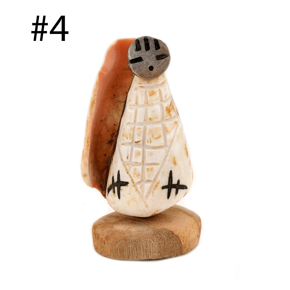 Shell Maiden on Base Carved Fetish - Image 3