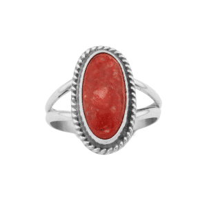 Red Spiny Oyster Woman's Ring