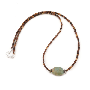 Heishi and Turquoise Necklace