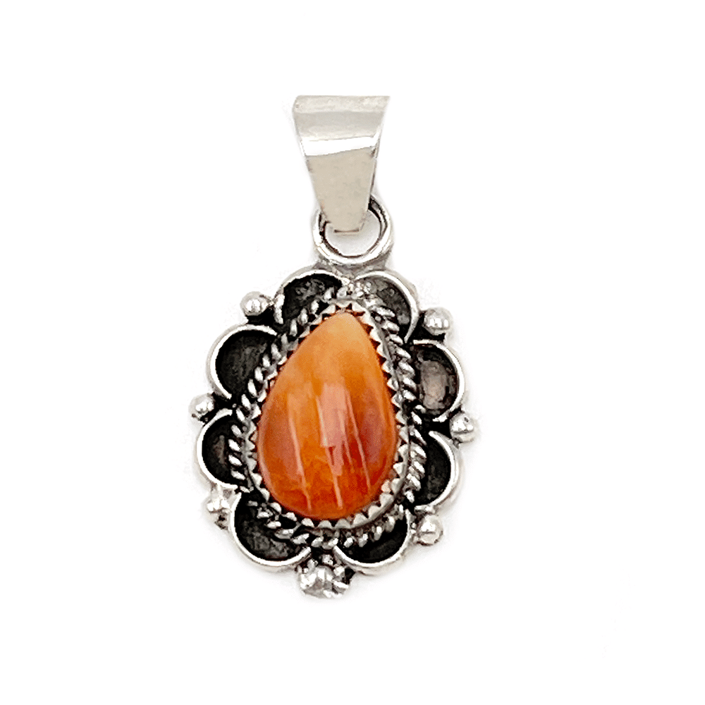 Orange Spiny Oyster Pendant