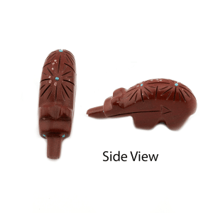 Pipe Stone Carved Bear Fetish