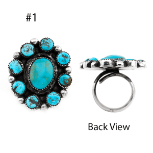 Turquoise Cluster Ring