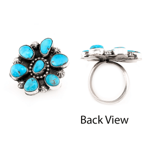 Turquoise Cluster Ring