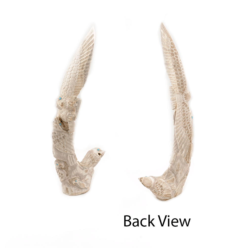 Antler Eagle Carving