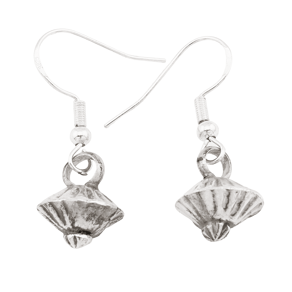 Corrugated Bead Earring