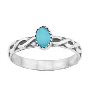 Open Twist Turquoise Band