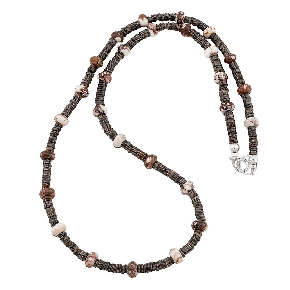 Wild Horse & Heishi Necklace