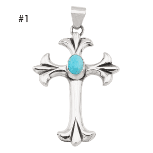 Turquoise Cross Pendant