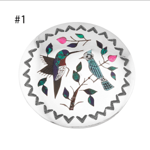 Assorted Bird Inlay Pin / Pendant