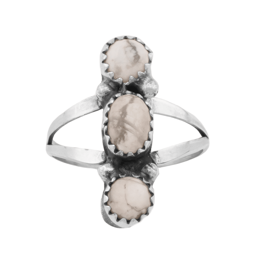 Howlite Ladies Ring