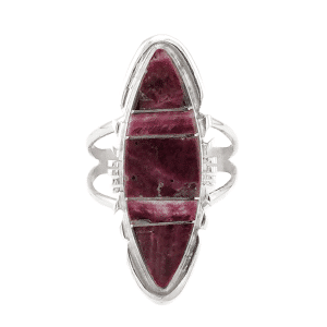 Inlay Purple Spiny Oyster Women's Ring