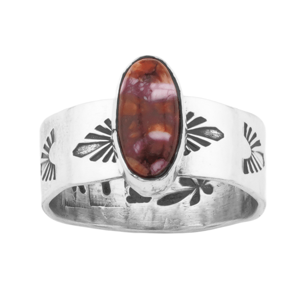 Red Spiny Oyster Women's Ring - Image 2