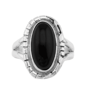 Black Onyx Ladies Ring